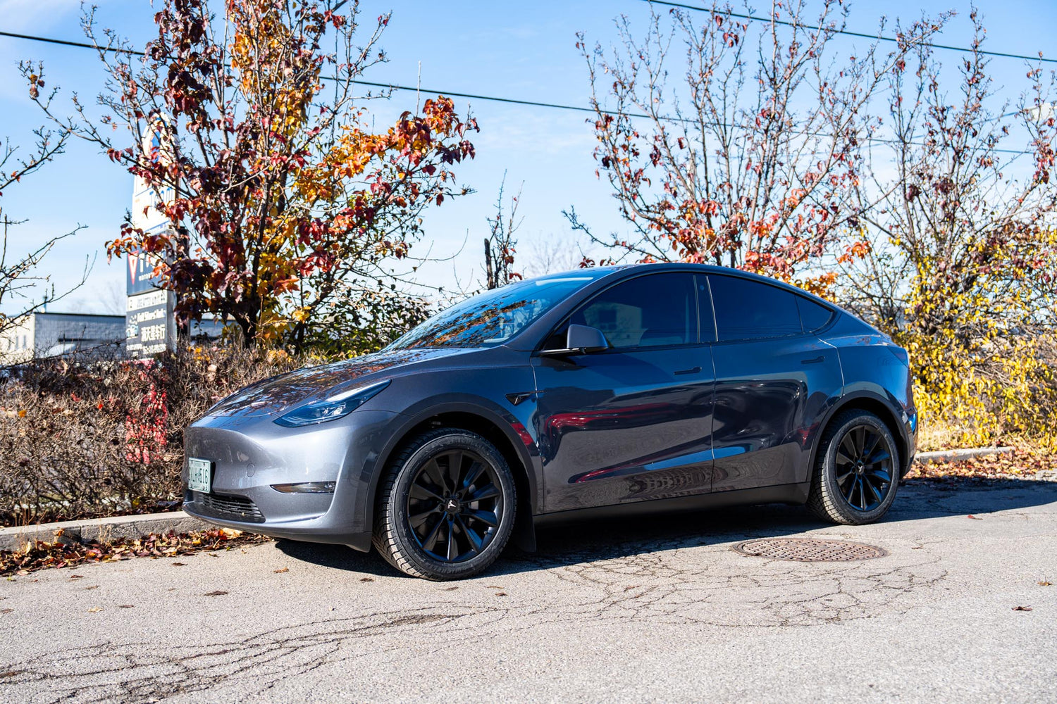 Tesla Model Y x TS01 Satin Black