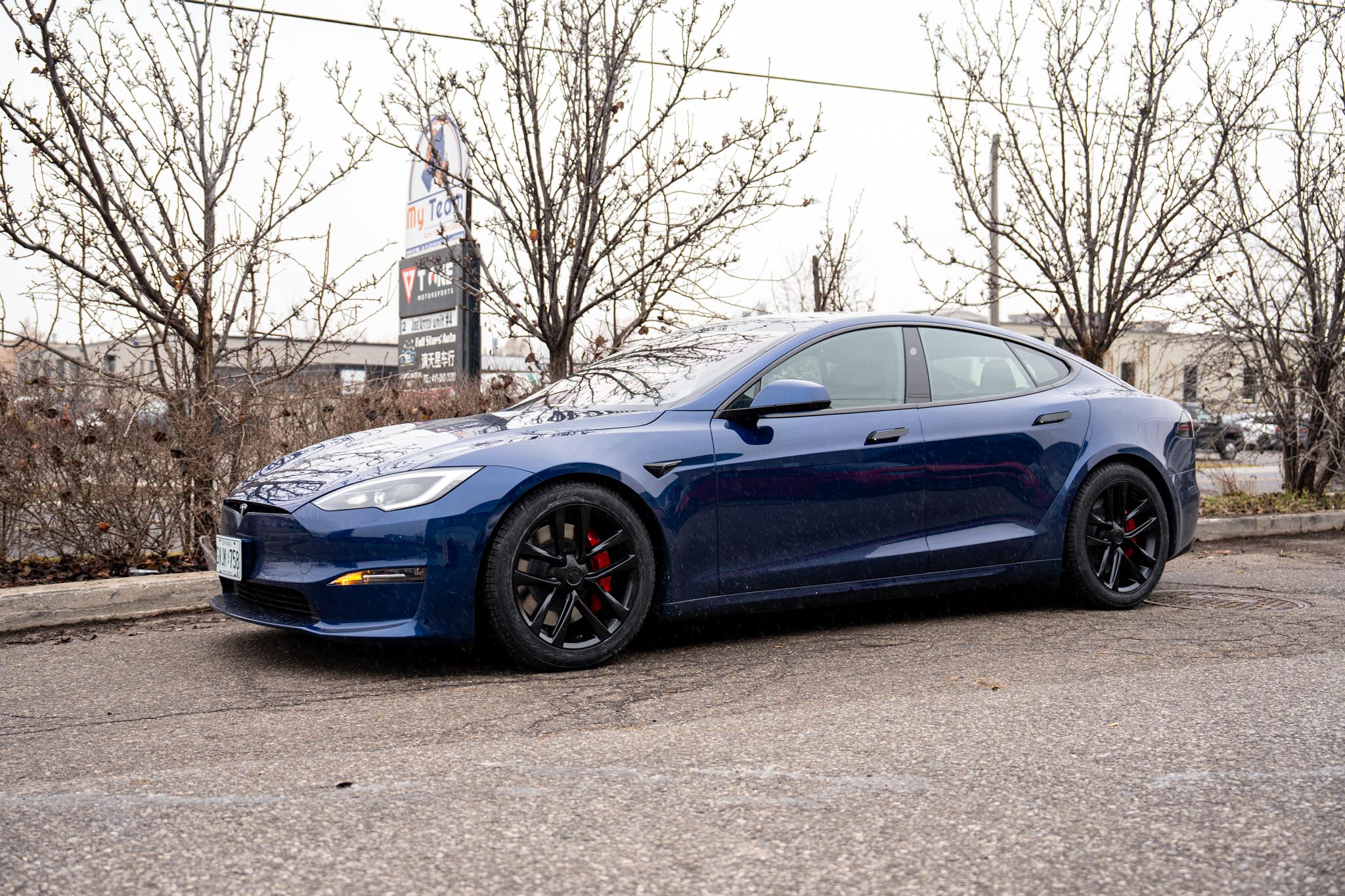 Tesla Model S Plaid x R264 FlowForm Satin Black