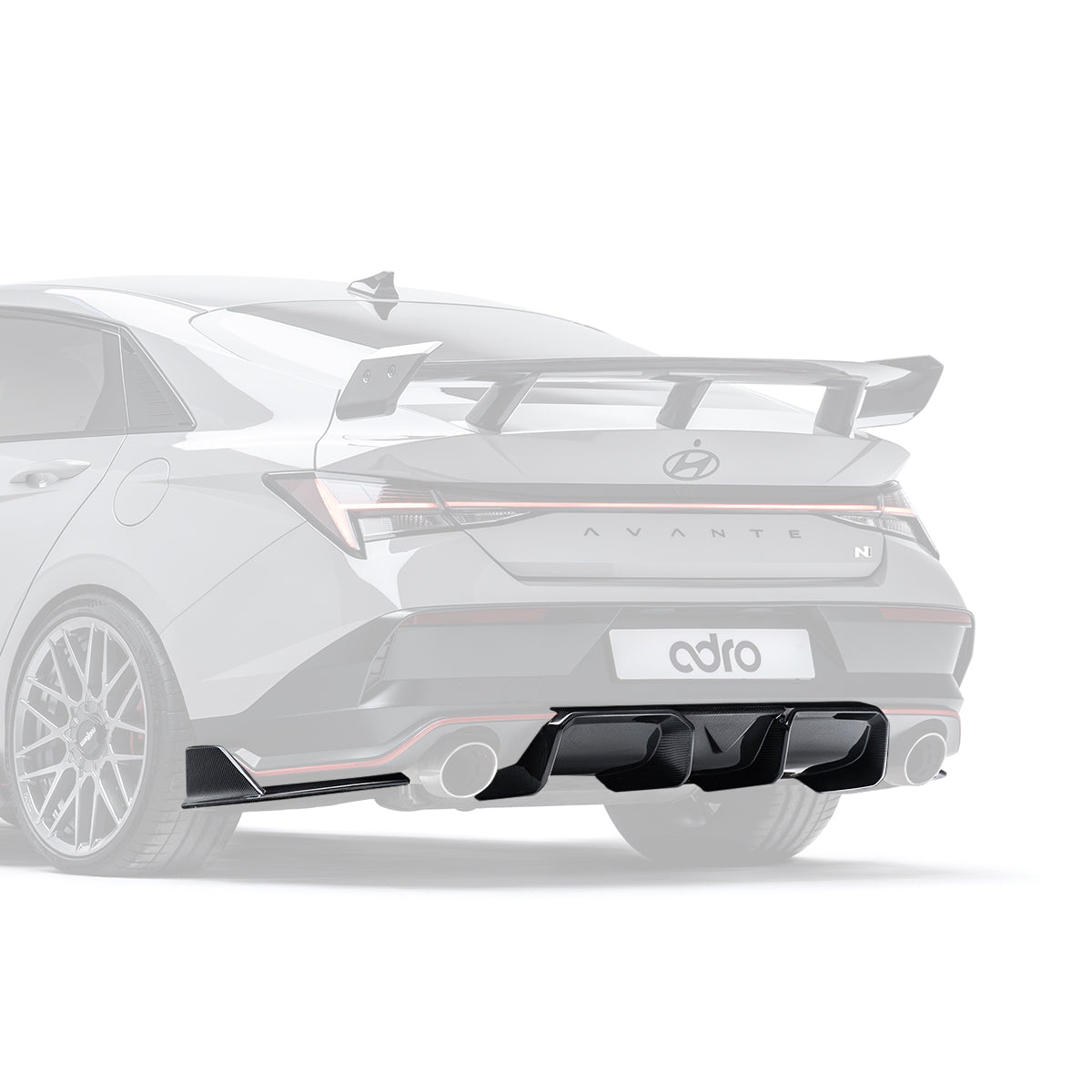 ADRO Hyundai Elantra N Carbon Fiber Rear Diffuser (2024+)