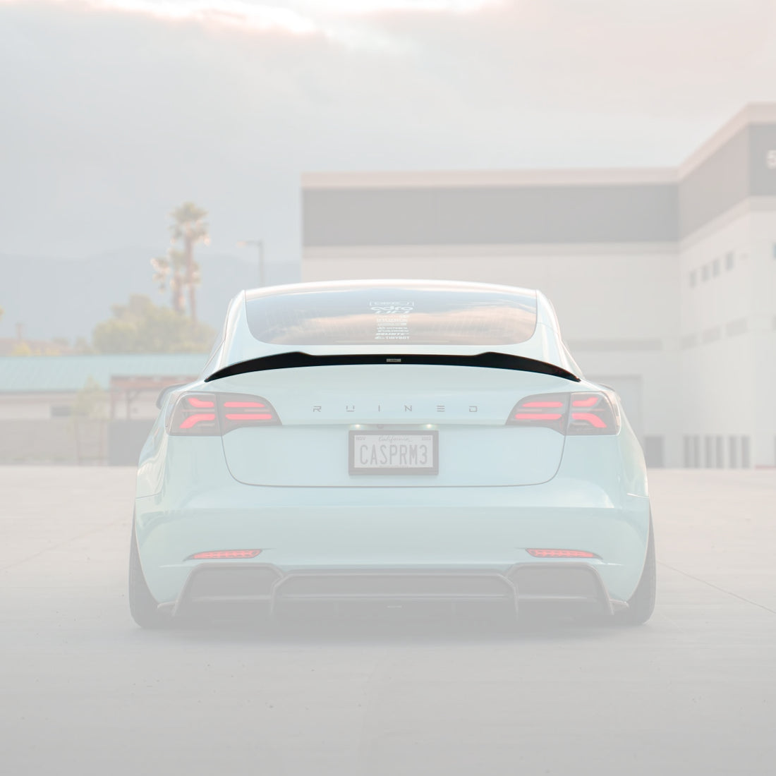 ADRO Tesla Model 3 Carbon Fiber Rear Spoiler V2 (2017-2023)