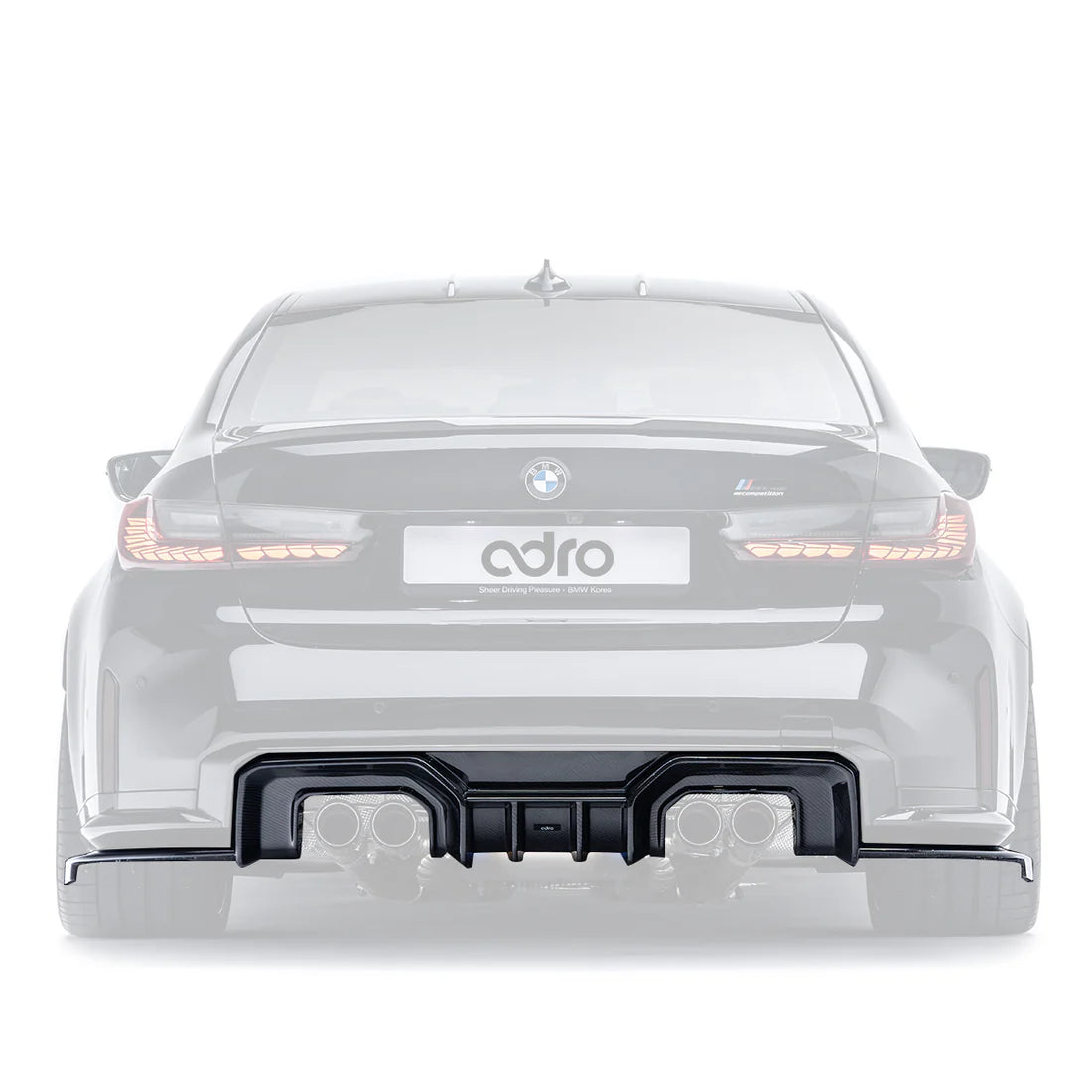 ADRO BMW G80 M3 Carbon Fiber Rear Diffuser