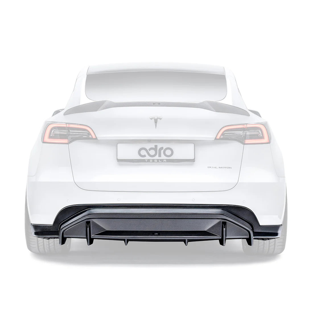 ADRO Tesla Model Y V2 Carbon Fiber Rear Diffuser