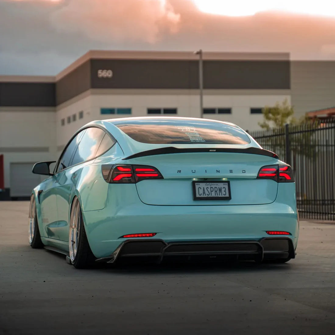 ADRO Tesla Model 3 Carbon Fiber Rear Spoiler V2 (2017-2023)