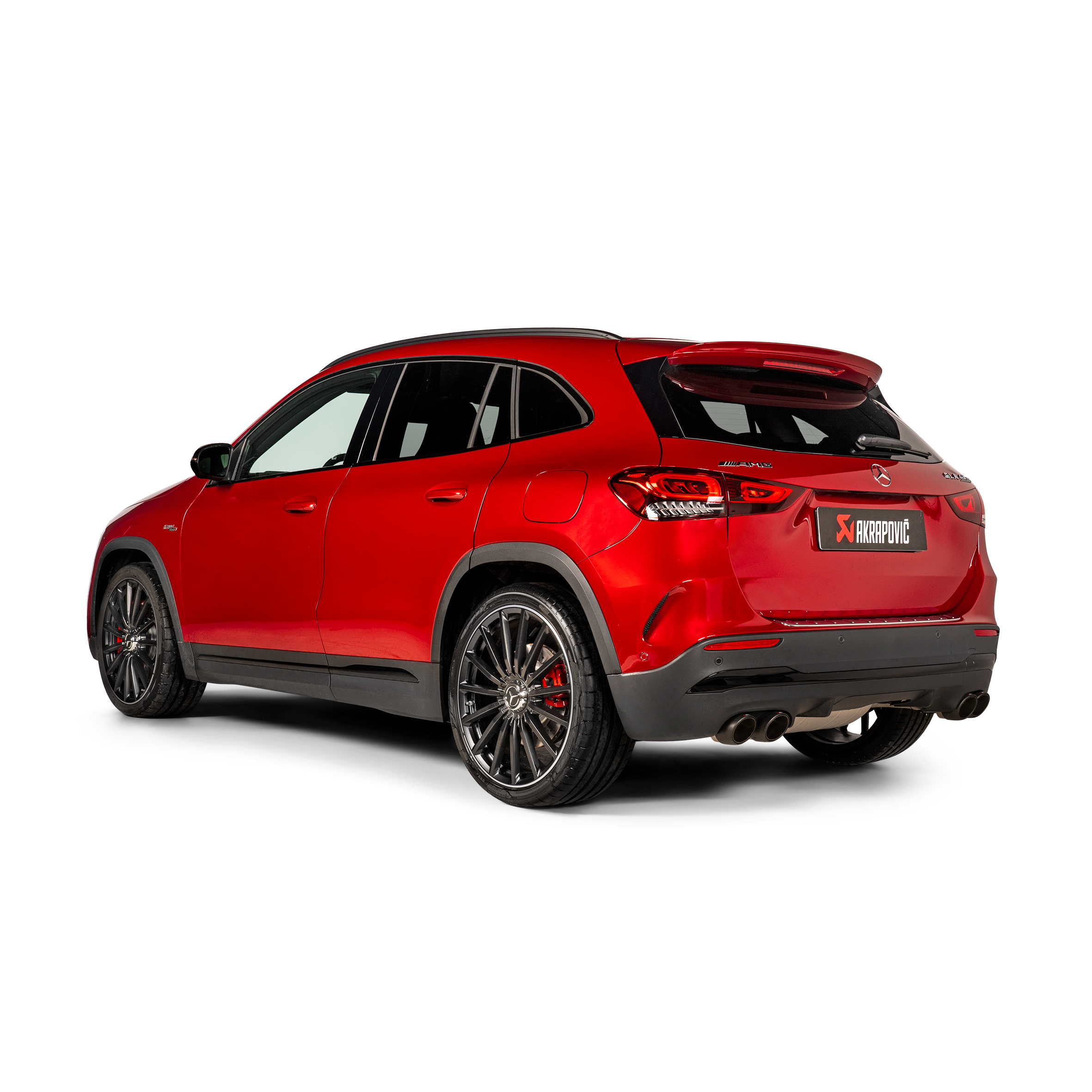 Akrapovič Evolution Line Catback Exhaust (Titanium) - 2024+ Mercedes-Benz GLA45/GLA45S AMG
