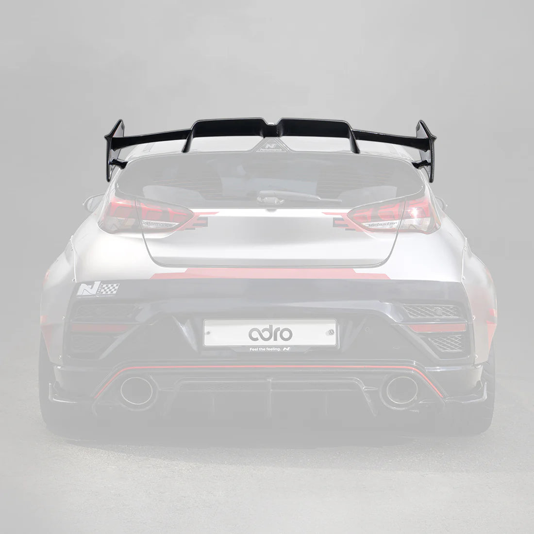 ADRO Hyundai Veloster N Carbon Fiber Spoiler V2 (2019-2022)