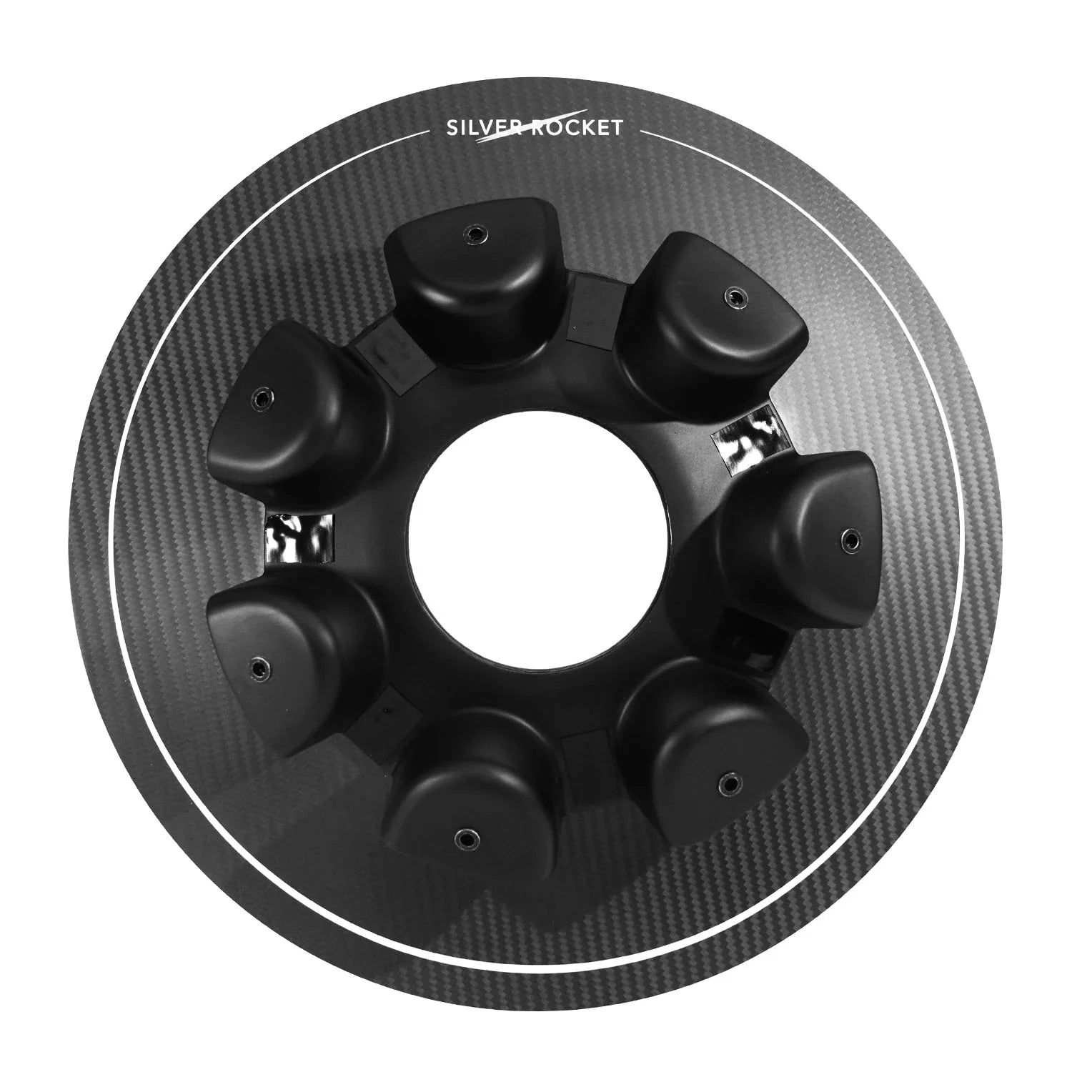 Silver Rocket SR Dry Carbon Fiber R-HR Aerodisc (For OEM Magnesium Rims) - 2022+ Porsche 718 Cayman GT4RS