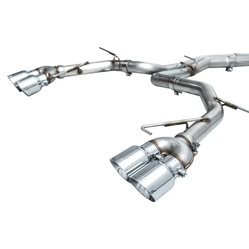 AWE Tuning 19-23 Audi C8 S6/S7 2.9T V6 AWD Track Edition Exhaust - Chrome Silver Tips