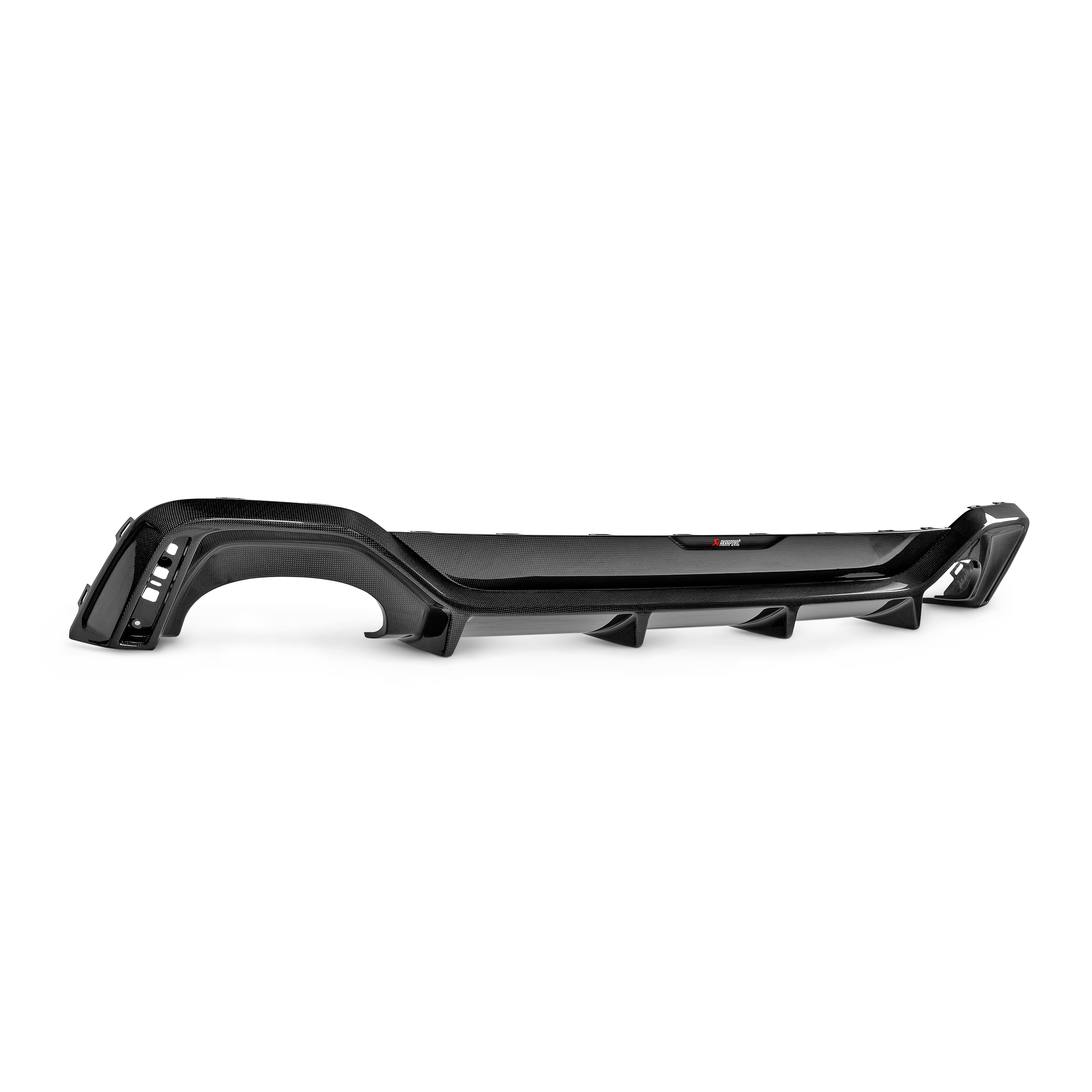 Akrapovič High Gloss Rear Carbon Fiber Diffuser - 2020+ Audi RS6 Avant/RS7 Sportback (C8) - T1 Motorsports