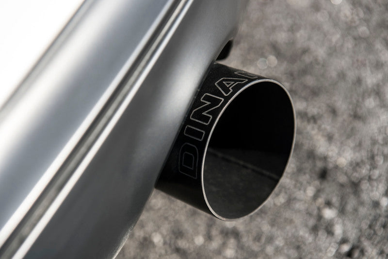 Dinan 14-16 BMW M235i (F22) w/M-Performance Valance Free Flow Axleback Exhaust System - Black Tips