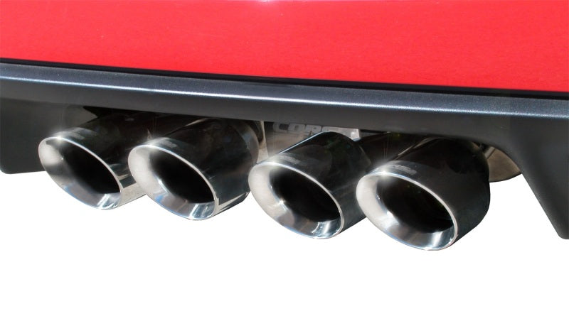 COR Xtreme Axle-Back Exhaust - Polished Tips - 2005-2009 Corvette C6