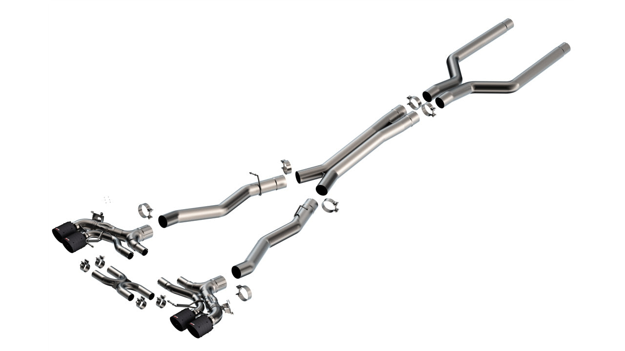 Borla ATAK Cat-Back Exhaust System - 2020-2025 BMW M8 Gran Coupe