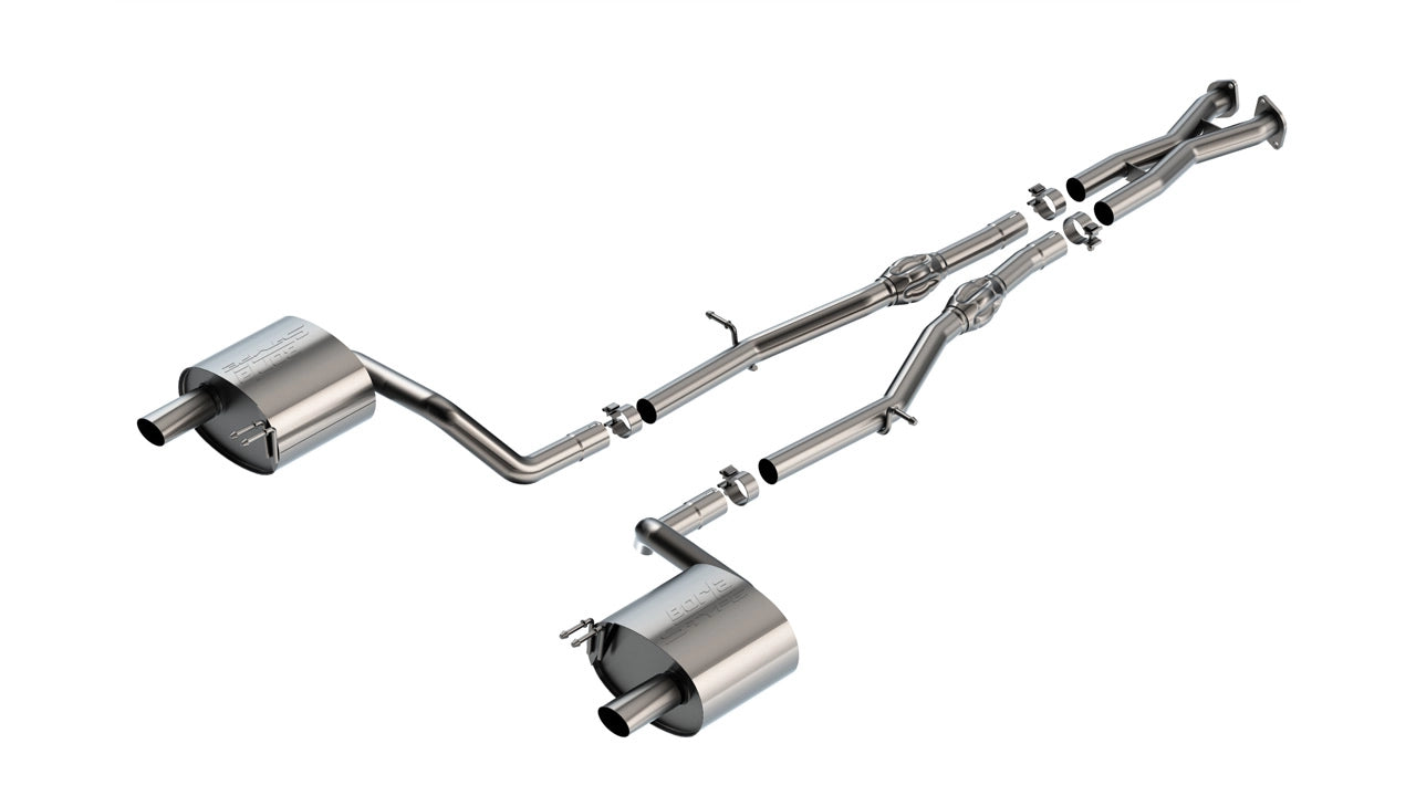 Borla S-type Cat-Back Exhaust - 2019-2021 Genesis G70 3.3L V6 Twin Turbo