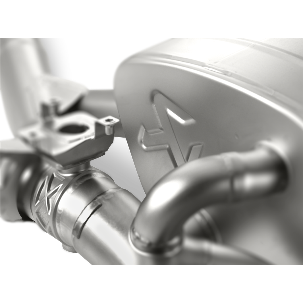 Akrapovič Slip-On Line Exhaust System (Titanium) w/o Tips - 2014-2020 BMW M3/M4 (F80/F82) - T1 Motorsports