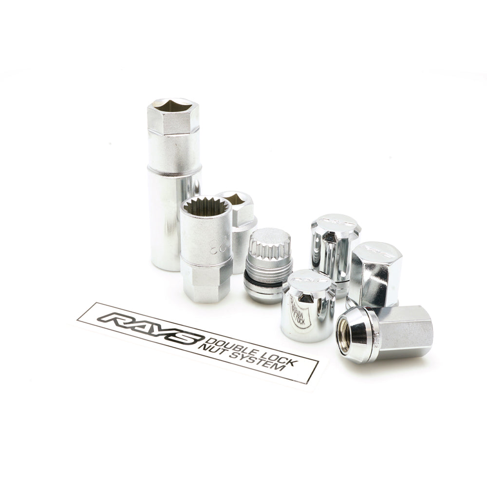 RAYS 19Hex 2-Piece Double Lock Nut Set