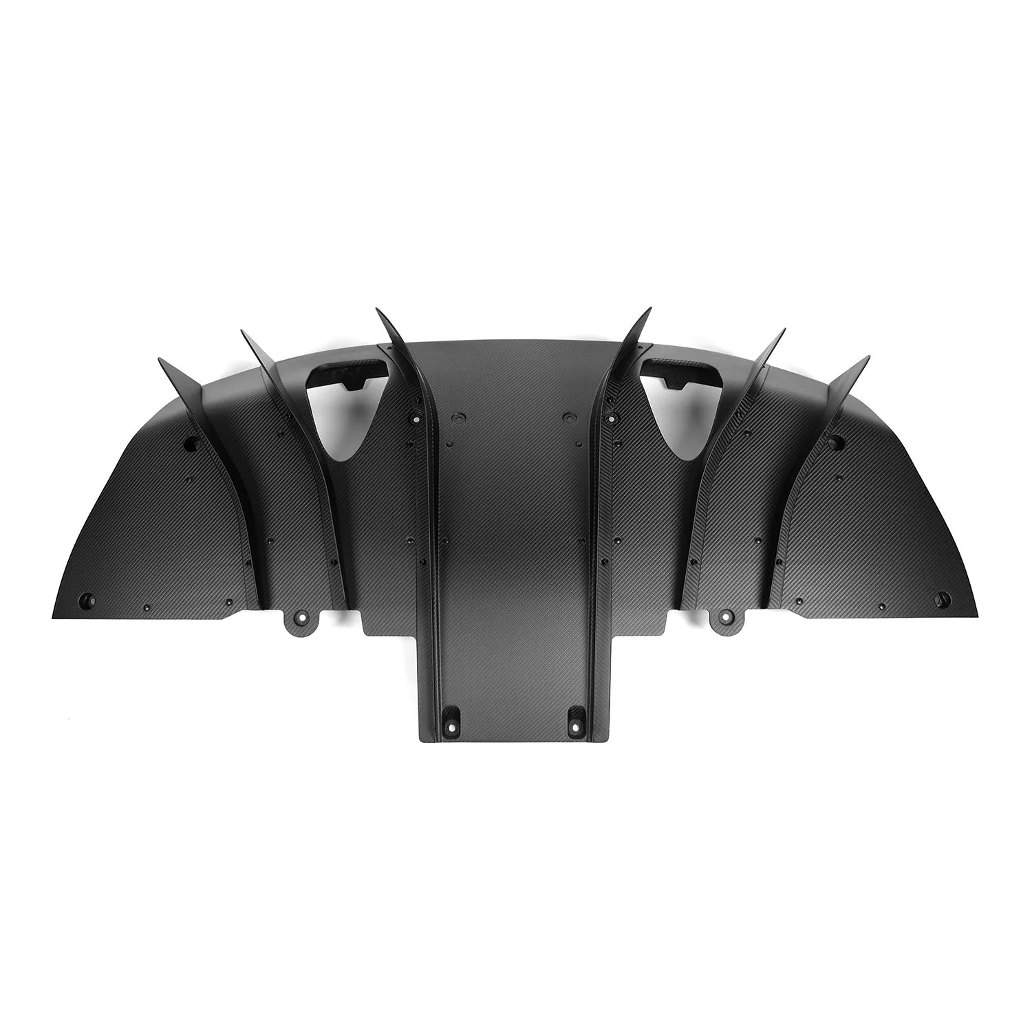 Silver Rocket SR Ultra Downforce Dry Carbon Fiber Rear Diffuser - 2022+ Porsche 718 Cayman GT4RS