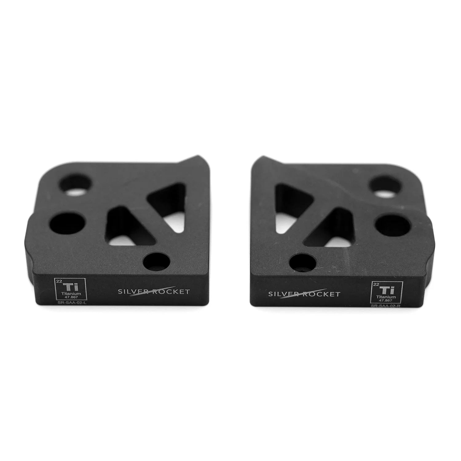 Silver Rocket SR Porsche LWB Seat Angle Adjuster (TC4 Titanium) - 2022+ Porsche 992 GT3/GT3RS