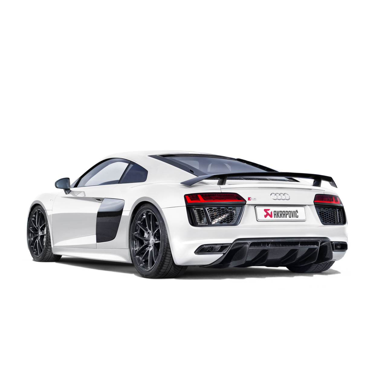 Akrapovič Slip-On Line Exhaust (Titanium) - 2016-2018 Audi R8 5.2 FSI