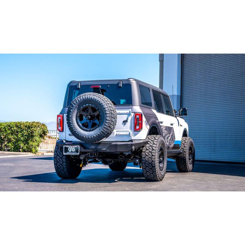 Borla 21-22 Ford Bronco 2.7L V6 4WD Touring Axle Back Exhaust w/ Black Coated Tips - T1 Motorsports