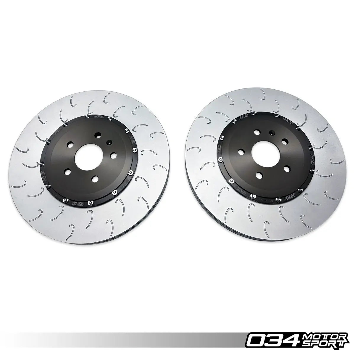 034 Motorsport 2-Piece Floating Front Brake Rotor Upgrade Kit for 8Y Audi RS3