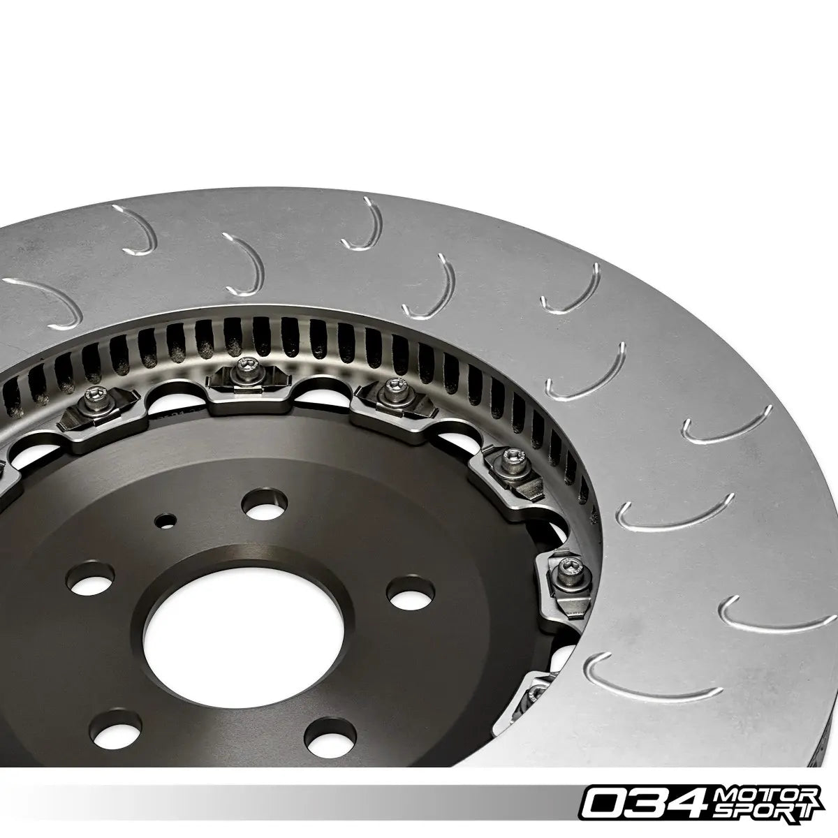 034 Motorsport 2-Piece Floating Front Brake Rotor Upgrade Kit for 8Y Audi RS3