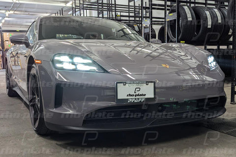 Rho-Plate V2 License Plate Relocator - Porsche Taycan - 2025+