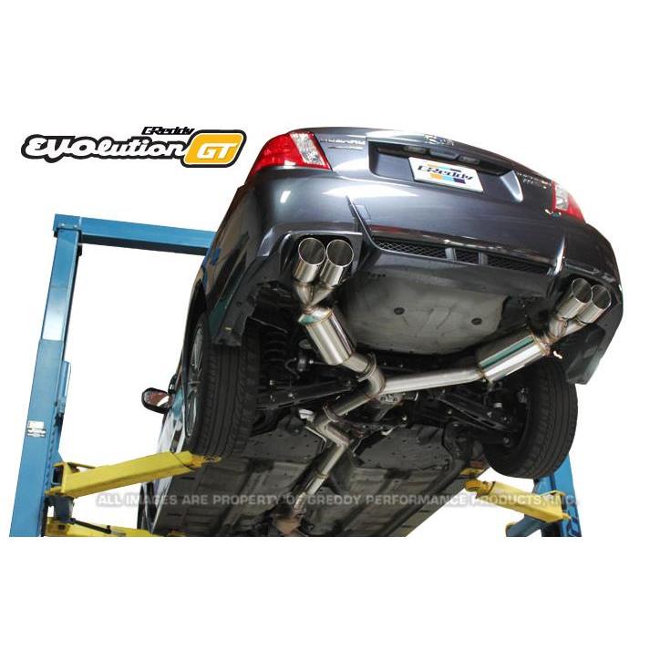 GReddy 11-14 Subaru STI Sedan Evolution GT Exhaust - T1 Motorsports