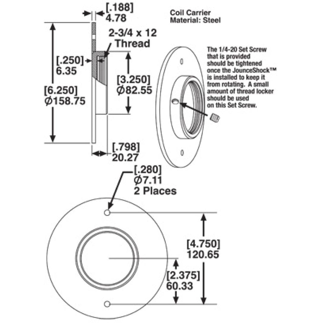 SPC Performance END MOUNT & ADAPTOR ASSY