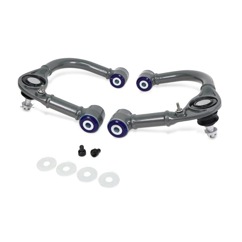 Superpro 03-09 Lexus GX470 / Toyota 4Runner Sport 4WD Front Upper Fixed Offset Control Arm Set