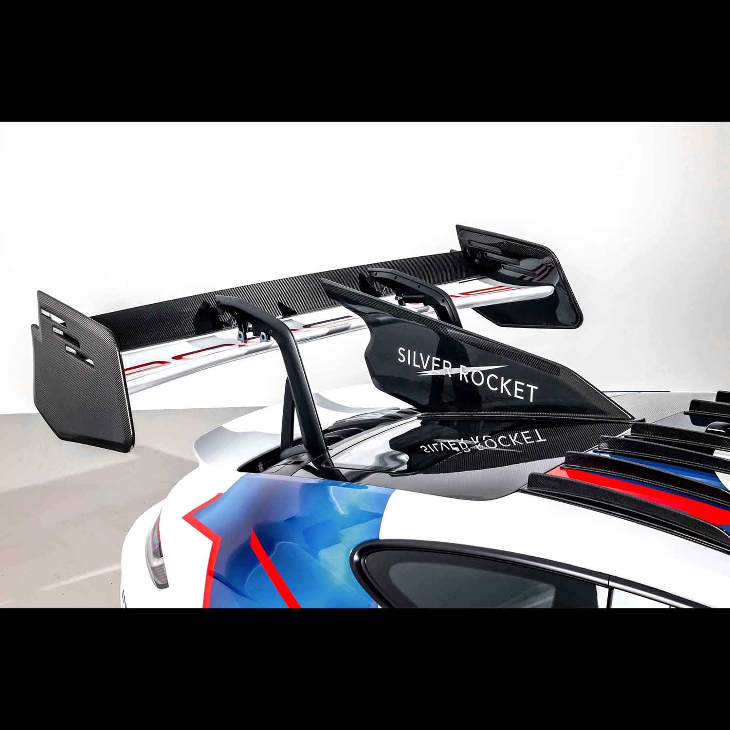 Silver Rocket SR EVO-X Wing Endplates (OE Wing Compatible) - 2022+ Porsche 992 GT3RS