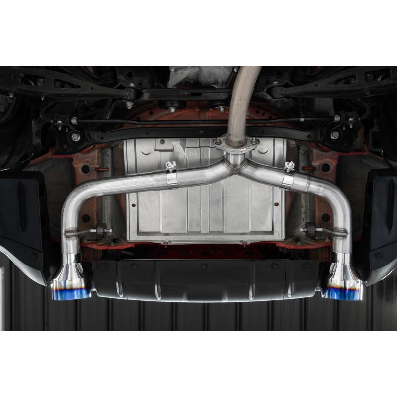 MBRP 2022 Subaru BRZ 2.4L/Toyota GR86 2.4L 2.5in Dual Split Rear Exit w/5in OD CF Tips - T304 - T1 Motorsports