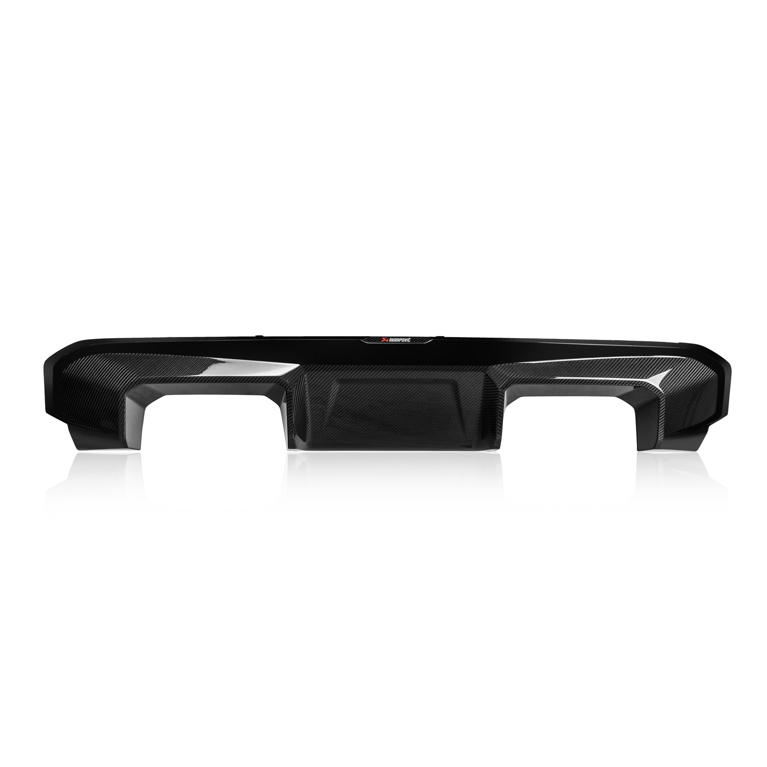 Akrapovič High Gloss Black Rear Carbon Fiber Diffuser - 2021+ BMW M3/M4 (G80/G82) - T1 Motorsports