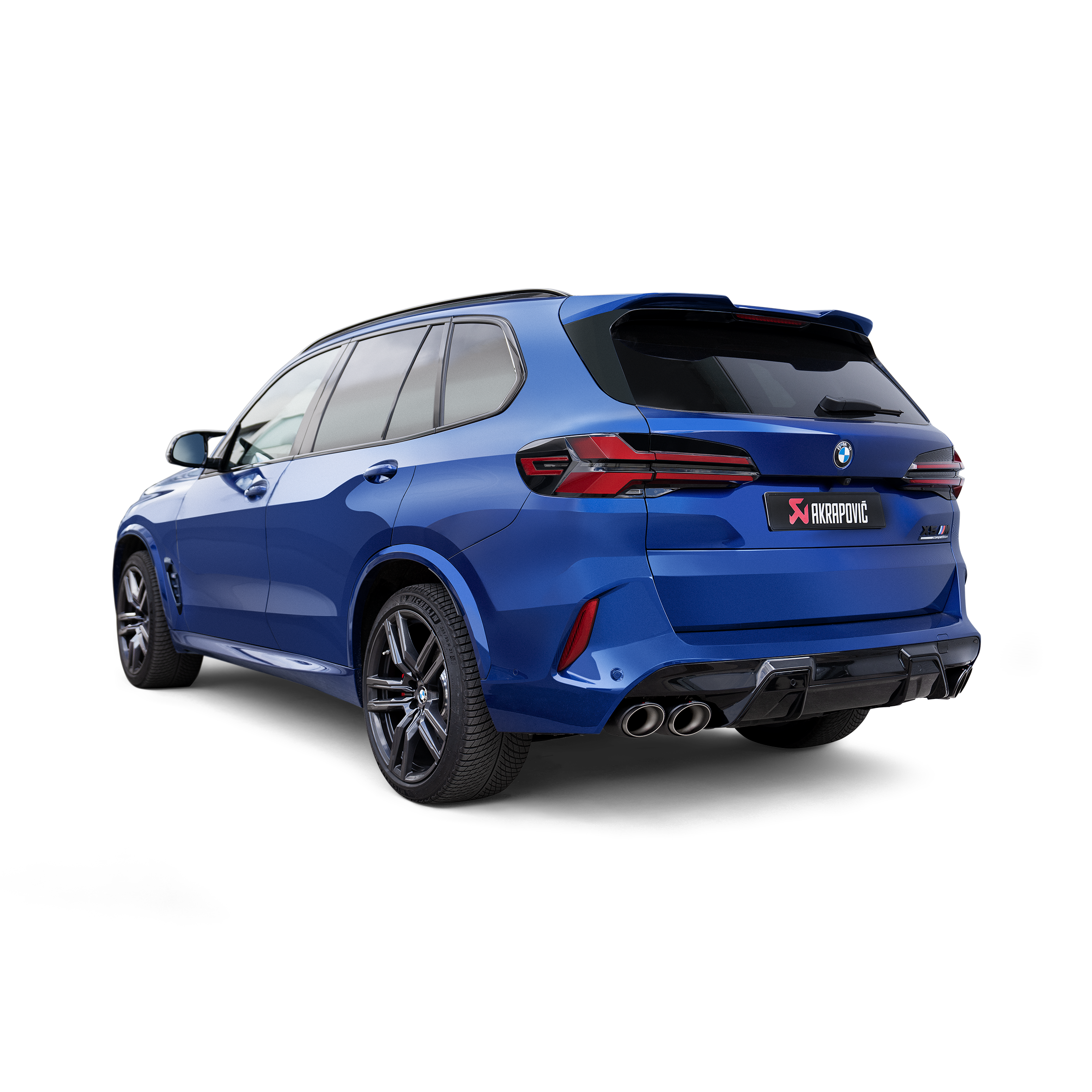 Akrapovič Slip-On Line Exhaust (Titanium) w/Carbon Tips - 2024+ BMW X5M/X6M (F95 FL) - T1 Motorsports