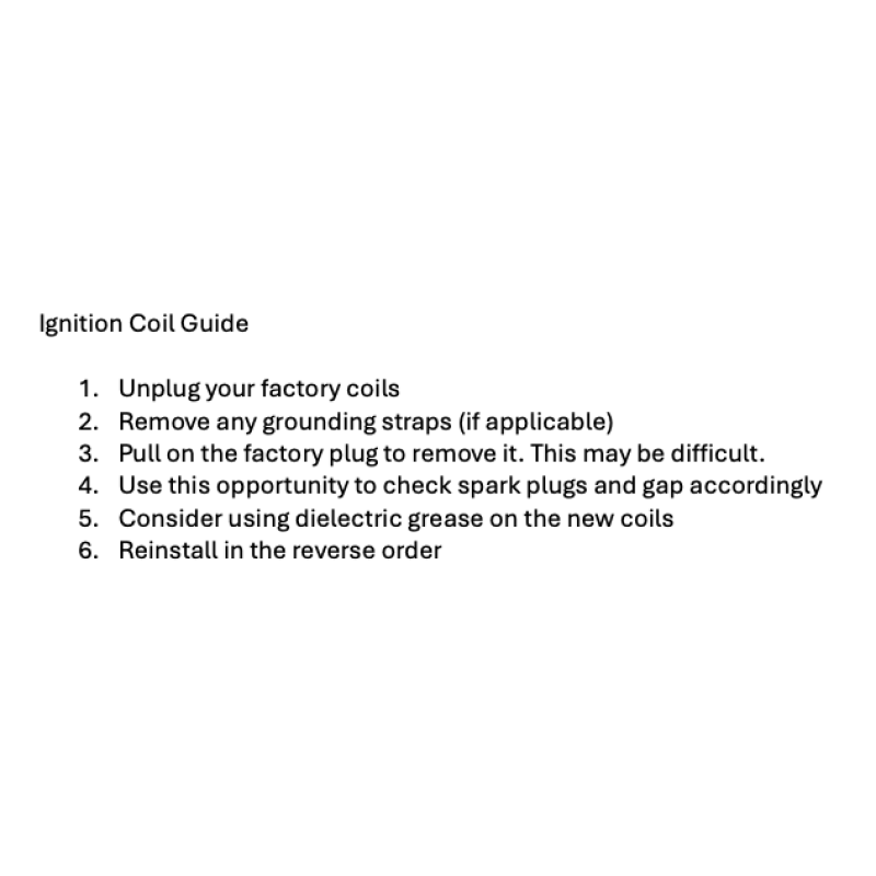 Installation Instructions