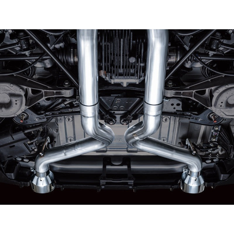 AWE Tuning Track Edition Catback Exhaust System w/Chrome Silver Tips for 2023+ Nissan Z