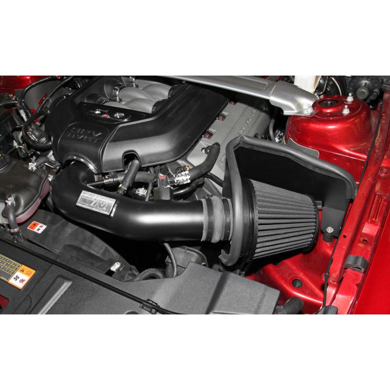 K&N 11-14 Ford Mustang GT 5.0L V8 Black Performance Intake Kit