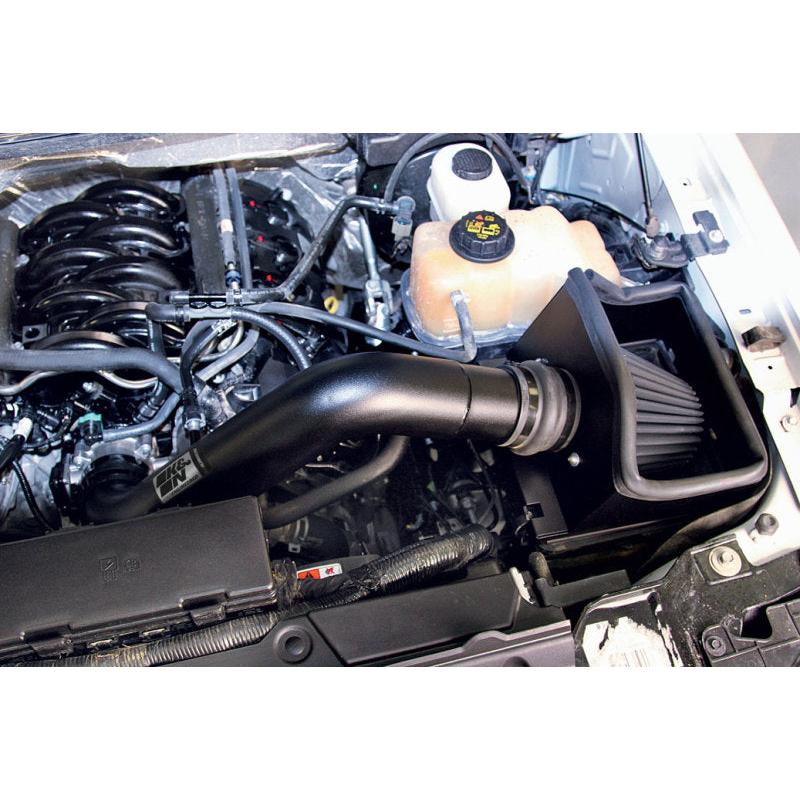 K&N 11-14 Ford F150 5.0L V8 Black Performance Intake Kit