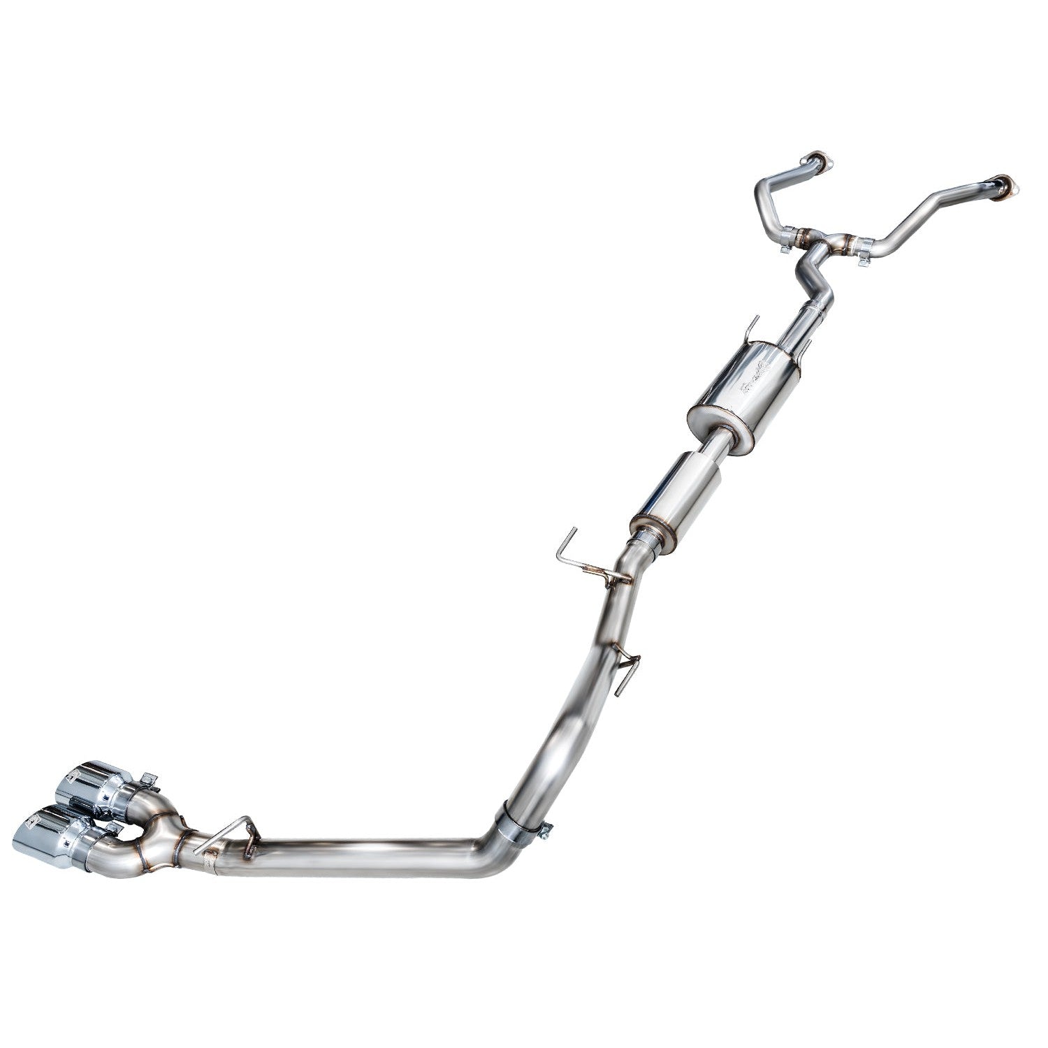 AWE Tuning 0FG Exhaust w/Dual Chrome Silver Tips for 2022+ 3rd Gen Toyota Tundra