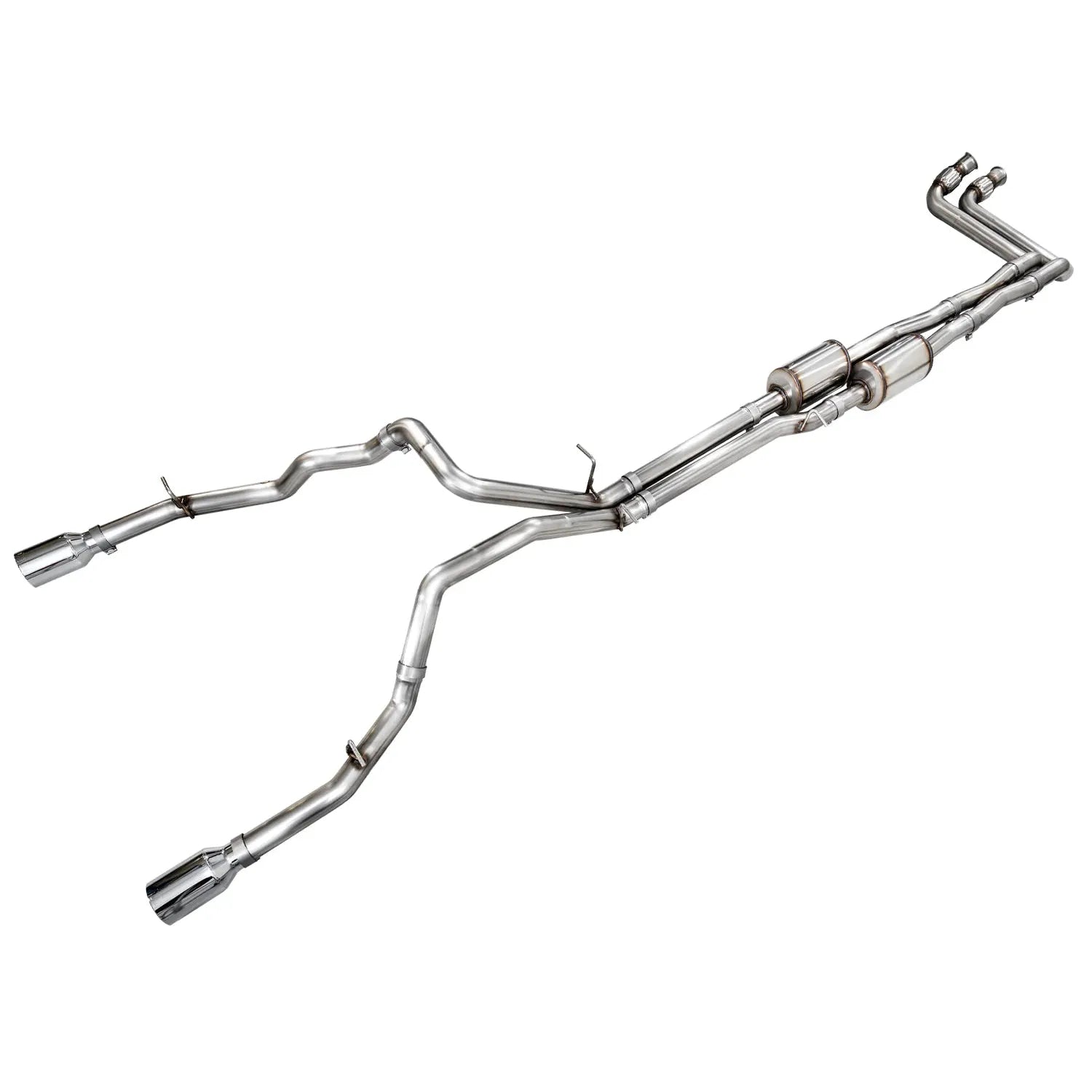 AWE Tuning 0FG Catback Touring Exhaust w/Chrome Silver Tips for 2025+ RAM 1500