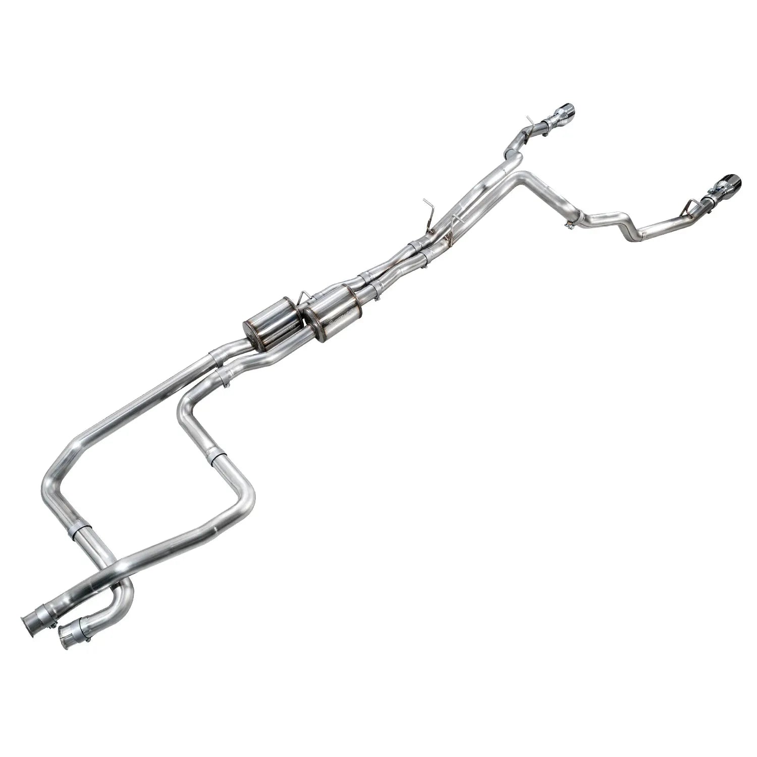 AWE Tuning 0FG Dual Rear Exit Catback Exhaust w/Chrome Silver Tips for 2025+ RAM 1500 RHO