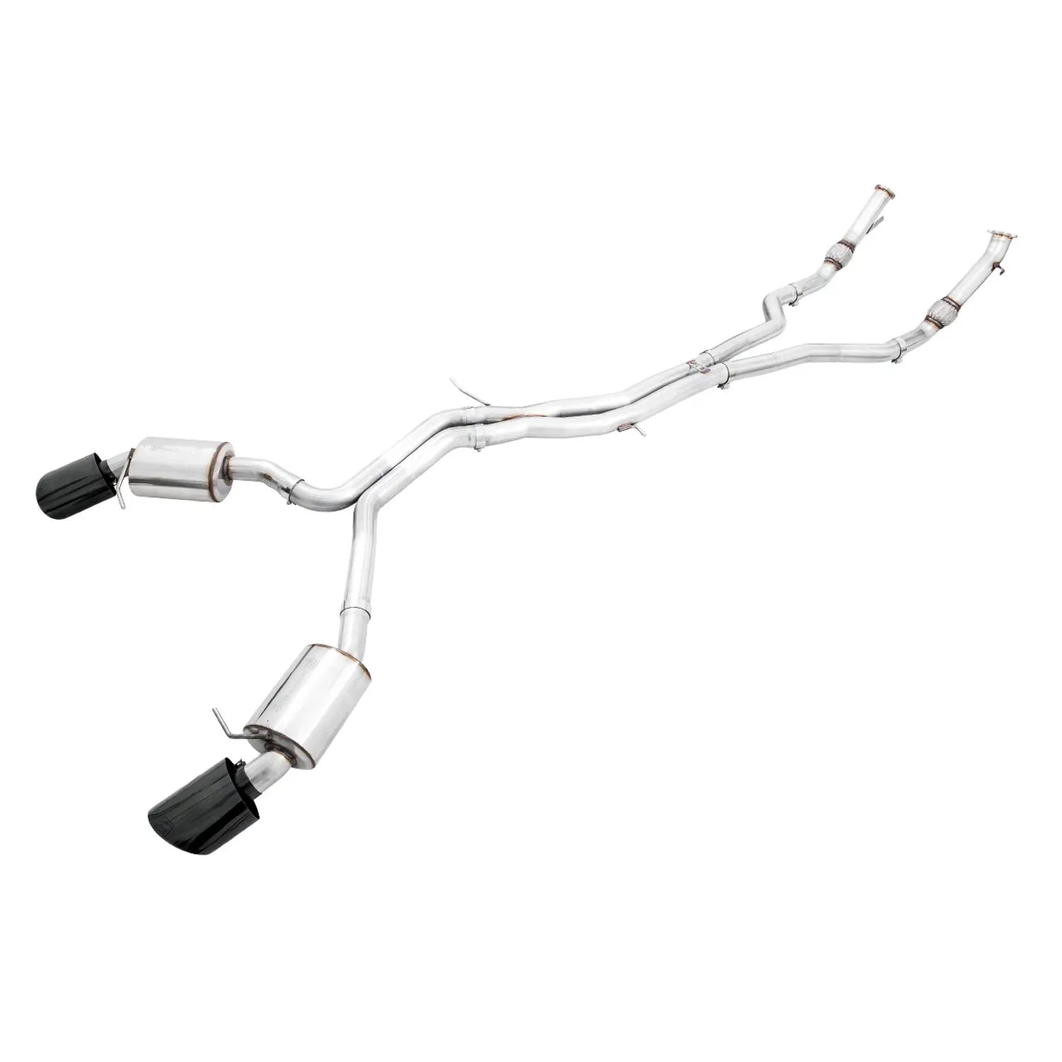 AWE Tuning Non-Resonated Touring Edition Exhaust w/RS-Style Diamond Black Tips for 2020+ Audi B9.5 RS5 Sportback