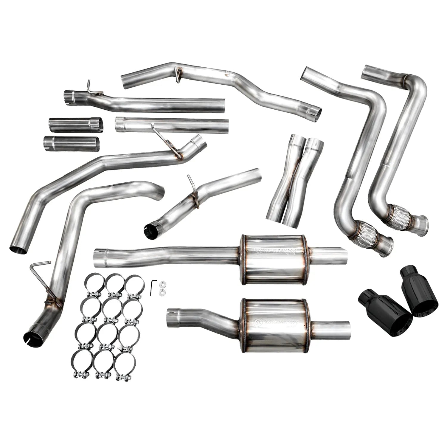 AWE Tuning 0FG Catback Touring Exhaust w/Diamond Black Tips for 2025+ RAM 1500
