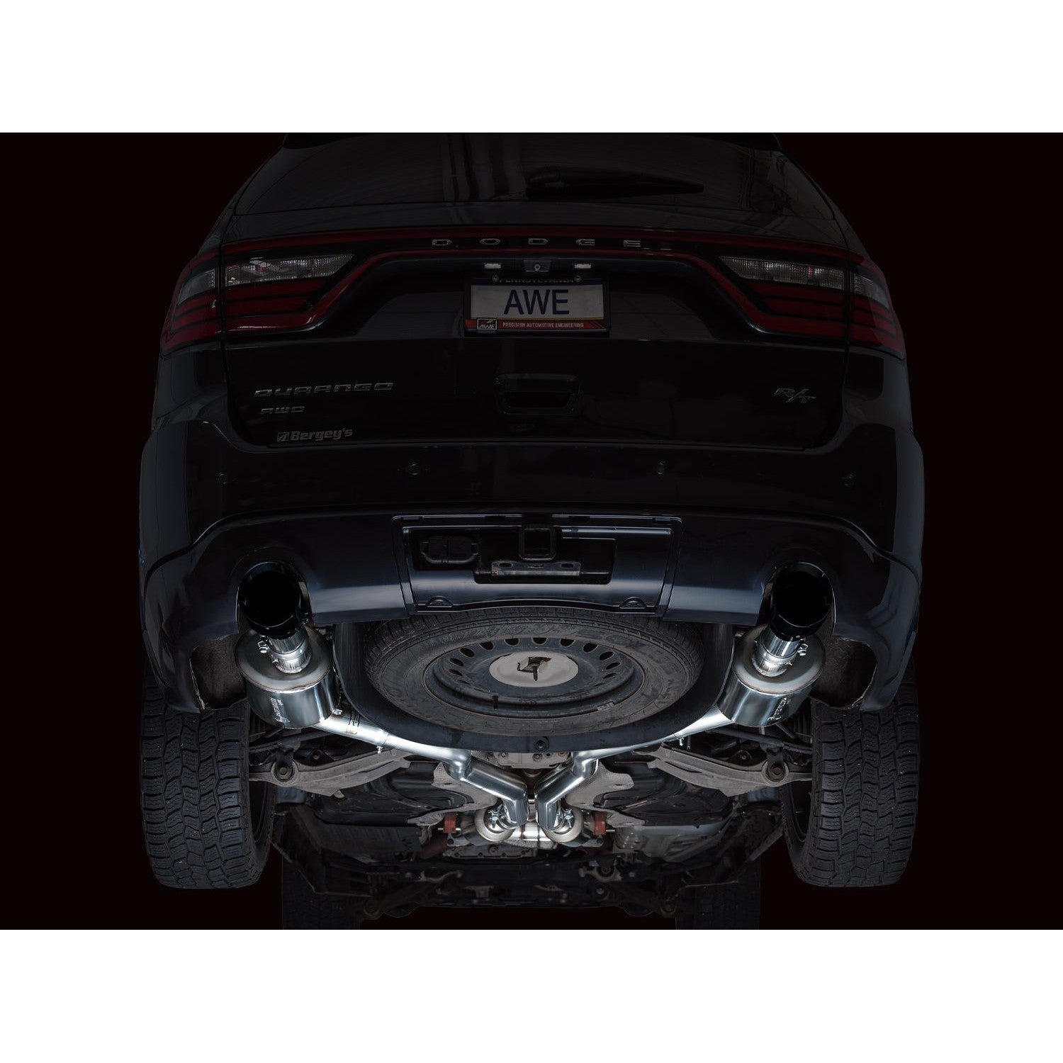 AWE Tuning Touring Edition Exhaust w/Diamond Black Tips for 2011-2024 Dodge Durango 3.6L/5.7L
