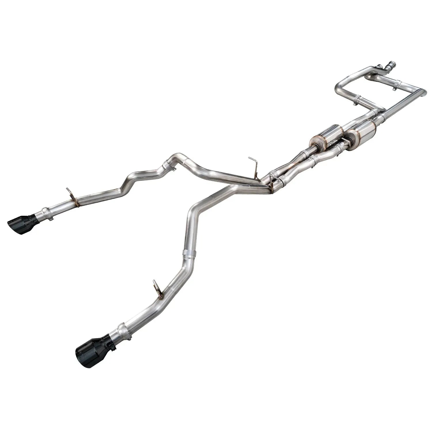 AWE Tuning 0FG Dual Rear Exit Catback Exhaust w/Diamond Black Tips for 2025+ RAM 1500 RHO