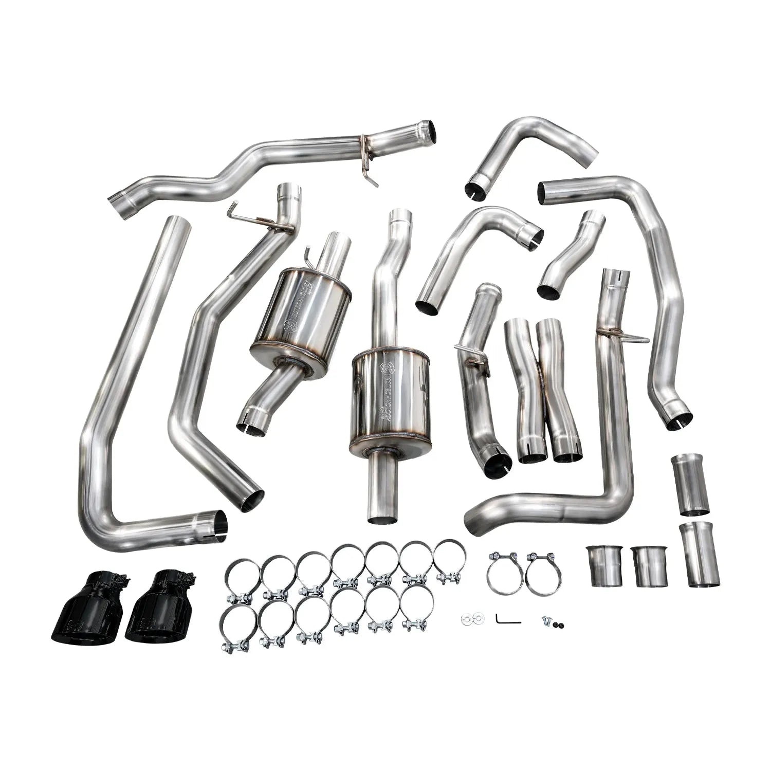 AWE Tuning 0FG Dual Rear Exit Catback Exhaust w/Diamond Black Tips for 2025+ RAM 1500 RHO