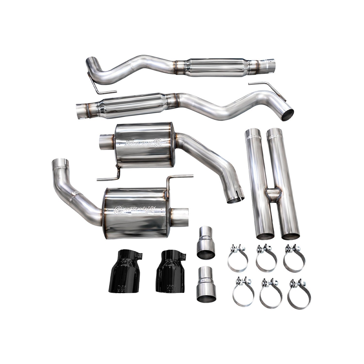 AWE Tuning Catback Exhaust w/ Dual Diamond Black Tips - 2024 Ford Mustang GT Fastback S650 RWD