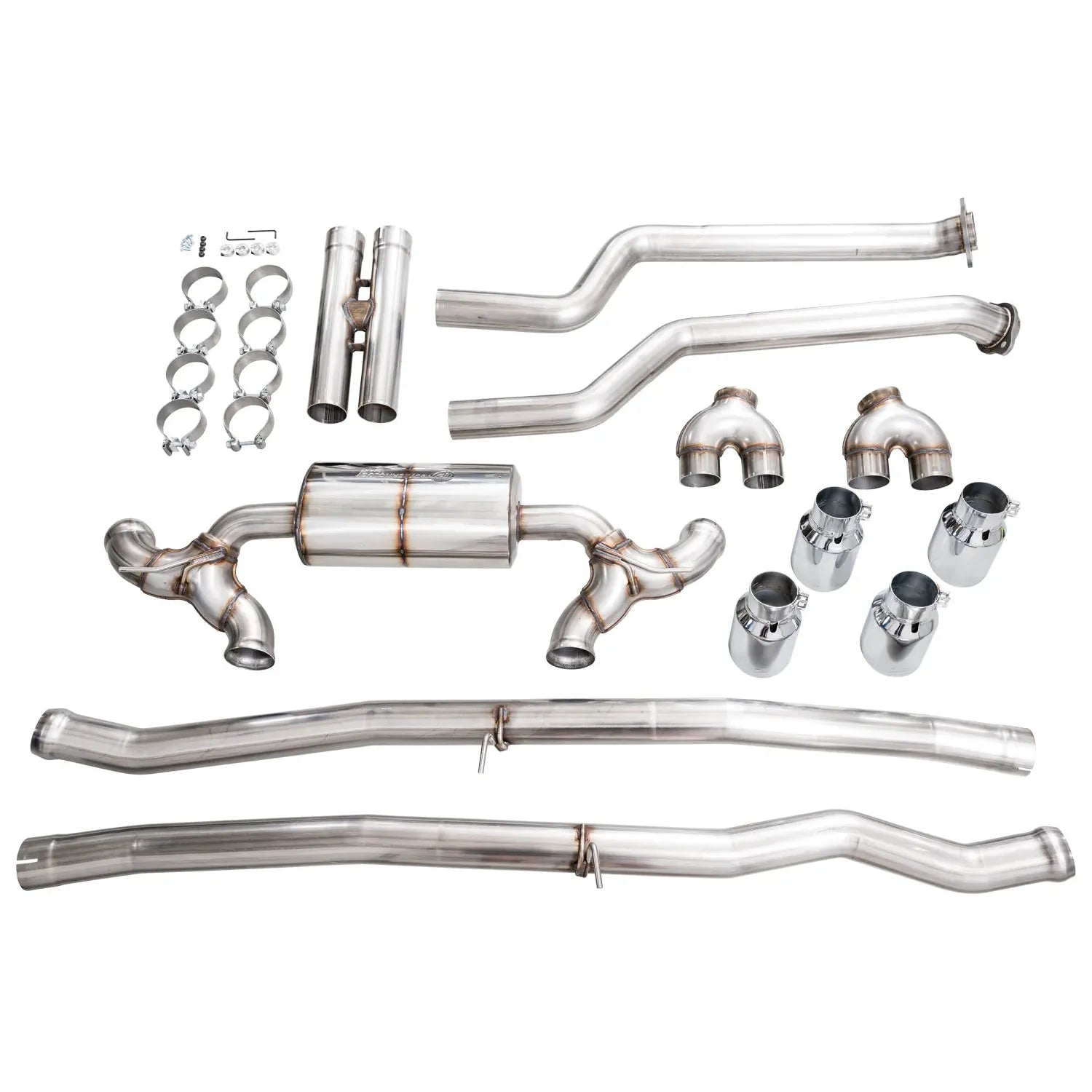 AWE Tuning Touring Edition Catback Exhaust w/ Chrome Silver Tips for 2024+ BMW G90/G99 M5