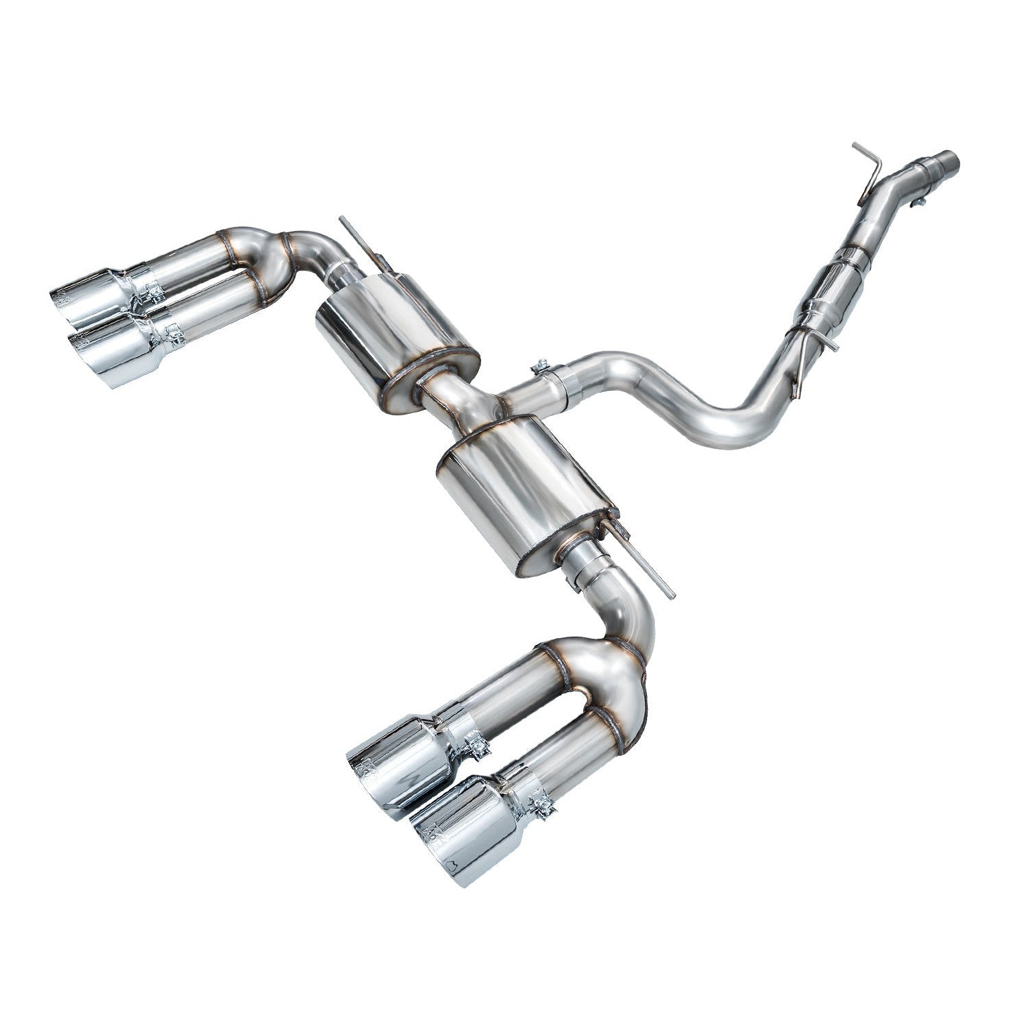AWE Tuning Touring Edition Exhaust w/Chrome Silver Tips for 2022-2024 Audi 8Y S3