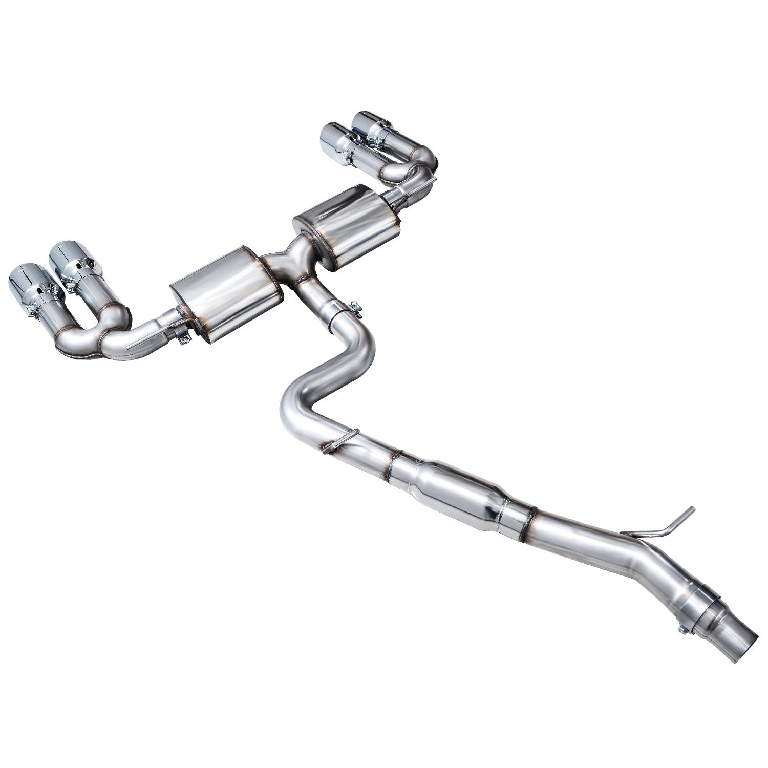 AWE Tuning Touring Edition Exhaust w/Chrome Silver Tips for 2022-2024 Audi 8Y S3