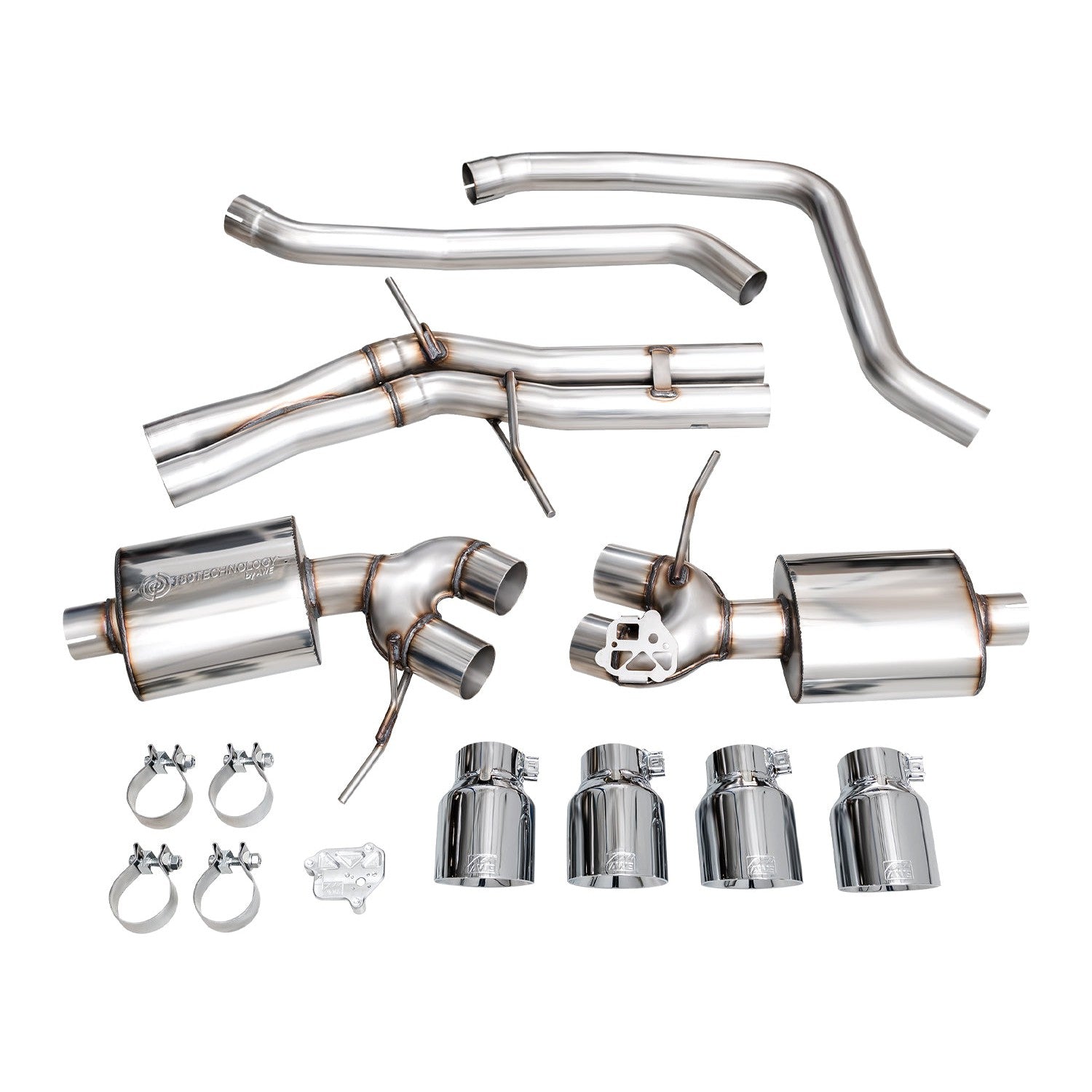 AWE Tuning Touring Edition Catback Exhaust w/Chrome Silver Tips for 2022+ Porsche Macan S