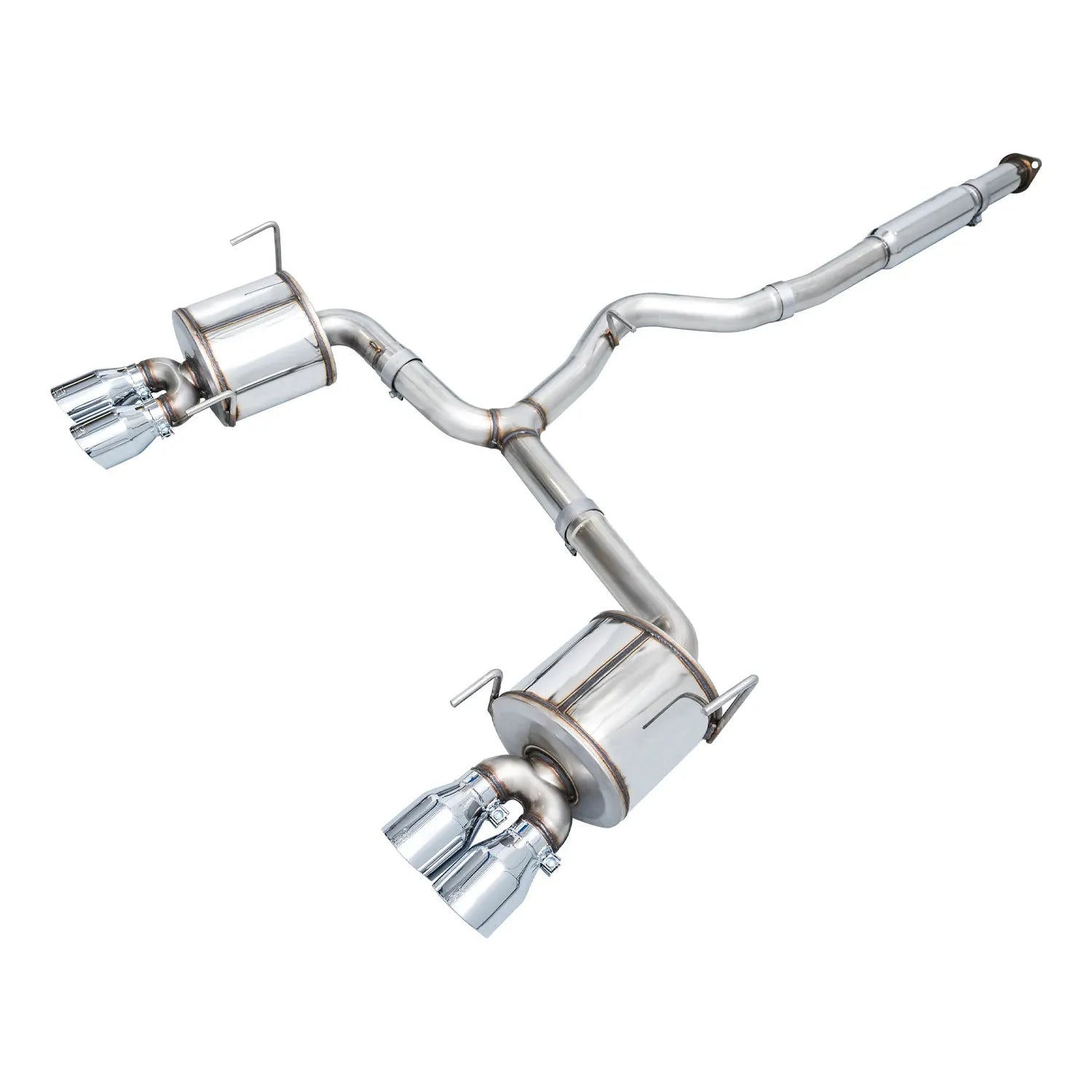 AWE Tuning Touring Edition Axleback Exhaust w/Chrome Silver Tips for 2022+ Subaru VB WRX